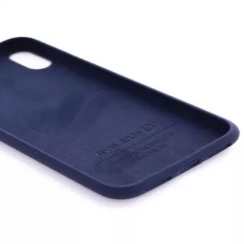 Evelatus Apple iPhone Xs Max nano silikónové puzdro Soft Touch TPU polnočná modrá