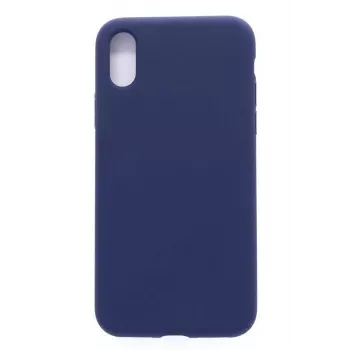 Evelatus Apple iPhone Xs Max nano silikónové puzdro Soft Touch TPU polnočná modrá
