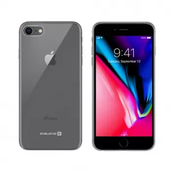 Evelatus priehľadné silikónové puzdro pre Apple iPhone 7/8/SE (2020/2022) - 1,5 mm TPU transparentné