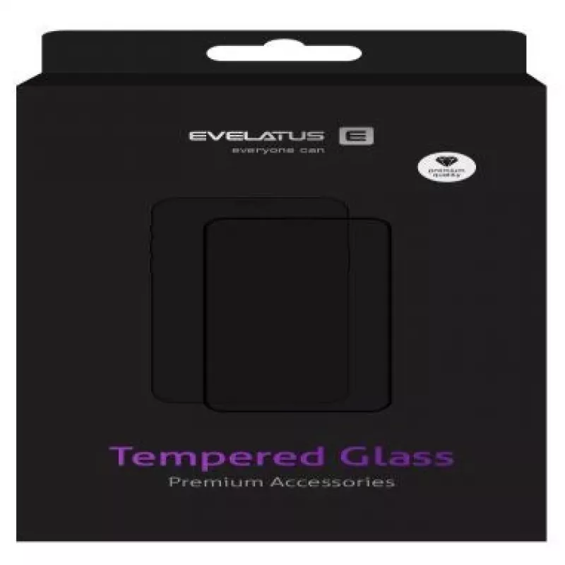 EVELATUS Huawei Mate 30 Lite 2.5D Full Cover Japan Glue Glass Anti-Static ochranné sklo na displej
