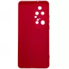 Evelatus Huawei P50 Pro nano silikónové puzdro soft touch TPU červená