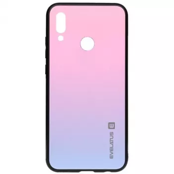 Evelatus Huawei Y7 2019 Gradient Sklenené Puzdro 2 Bubble Gum