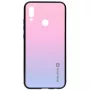 Evelatus Huawei Y7 2019 Gradient Sklenené Puzdro 2 Bubble Gum
