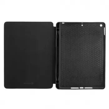 Evelatus puzdro na tablet iPad 10.2 s imitáciou mikrovlákna vnútri čierne