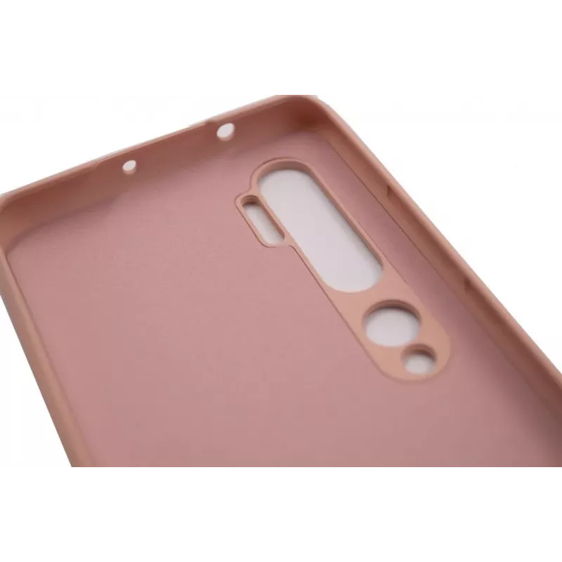 Evelatus Nano Silicone Case pre Xiaomi Mi Note 10 / Mi Note 10 Pro - Soft Touch TPU, svetloružové
