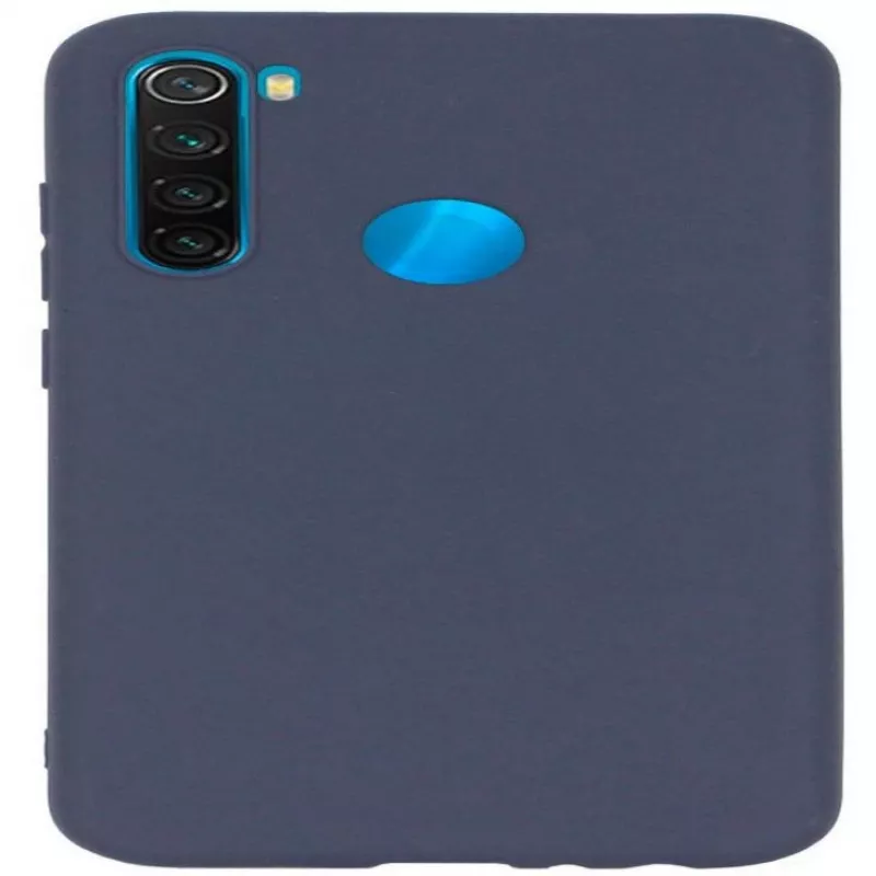 Evelatus Nano silikónové puzdro Soft Touch TPU tmavomodré pre Xiaomi Redmi Note 8 / Redmi Note 8 2021