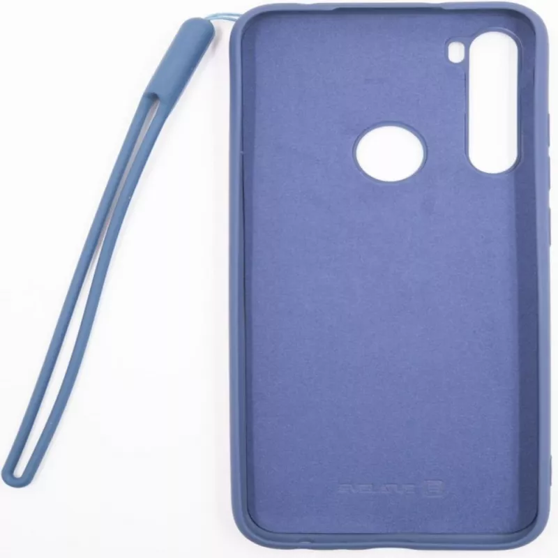 Evelatus nano silikónové puzdro soft touch TPU pre Xiaomi Redmi Note 8 / Redmi Note 8 2021 - tmavomodré