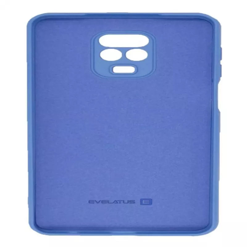 Evelatus Nano silikónové puzdro Soft Touch TPU pre Xiaomi Redmi Note 9 Pro / Redmi Note 9S - modré