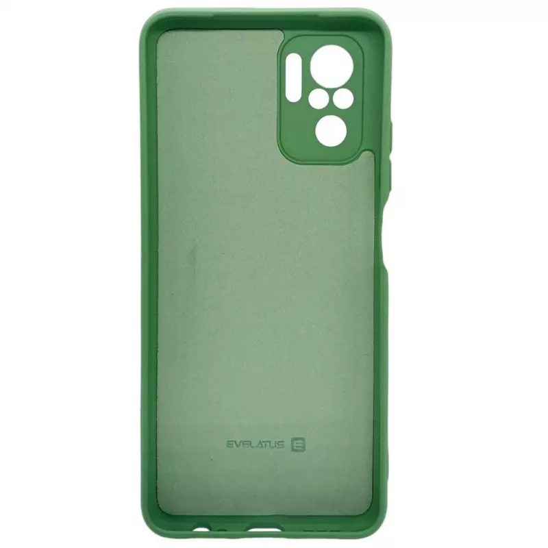 Evelatus nano silikónové puzdro soft touch TPU zelené pre Xiaomi Redmi Note 10 / Note 10S