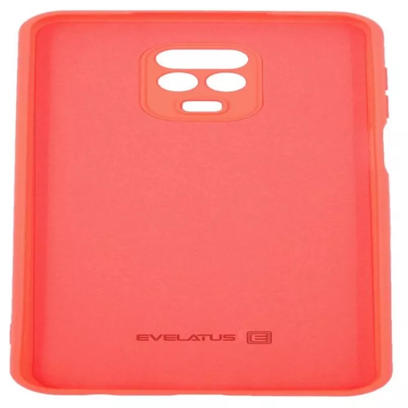 Evelatus nano silikónové puzdro Soft Touch TPU červené pre Xiaomi Redmi Note 9 Pro / Redmi Note 9S