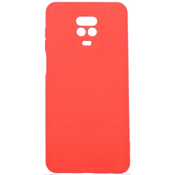 Evelatus nano silikónové puzdro Soft Touch TPU červené pre Xiaomi Redmi Note 9 Pro / Redmi Note 9S