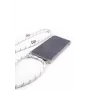 Evelatus Samsung A50 puzdro s pútkom biele pruhy transparentné