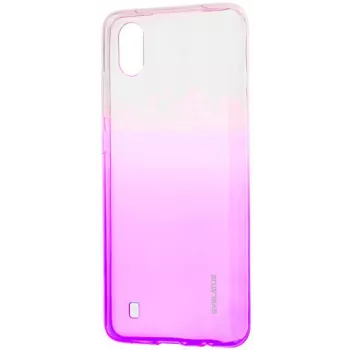 Evelatus Samsung Galaxy A10 gradientové TPU puzdro ružovočervené