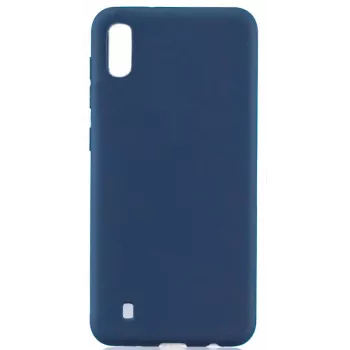 Evelatus Samsung Galaxy A10 Nano silikónové puzdro Soft Touch TPU tmavomodré