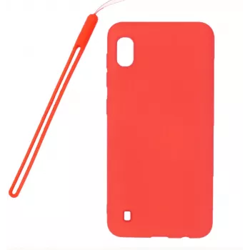 Evelatus Samsung Galaxy A10 nano silikónové puzdro Soft Touch TPU červené