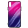Evelatus Samsung Galaxy A10 Water Ripple Full Color Electroplating tvrdené sklo ochranná fólia displeja gradient ružovo-purpurová