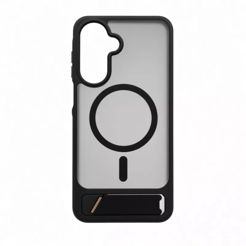 Evelatus Samsung Galaxy A17 4G / A17 5G pogumované MagSafe puzdro so stojanom čierna
