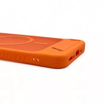 Evelatus Samsung Galaxy A17 4G / A17 5G pogumované MagSafe puzdro so stojanom oranžová