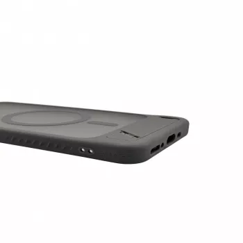 Evelatus Samsung Galaxy A17 4G / A17 5G pogumované MagSafe puzdro so stojanom dymová sivá