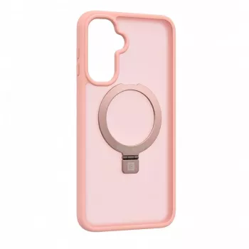 Evelatus Samsung Galaxy A17 4G / A17 5G ochranné puzdro s MagSafe & stojanom matný ring svetloružová
