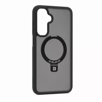 Evelatus Samsung Galaxy A17 4G / A17 5G ochranné puzdro s MagSafe & stojanom matný krúžok čierne