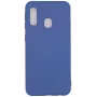 Evelatus Samsung Galaxy A20E nano silikónové puzdro soft touch TPU tmavomodré