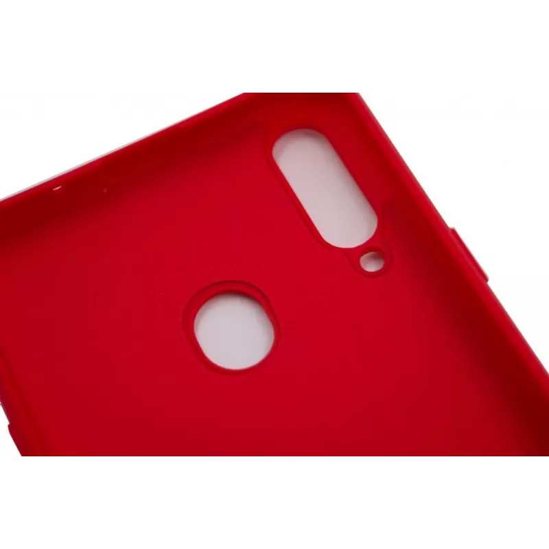 Evelatus Samsung Galaxy A20s Nano silikónové puzdro Soft Touch TPU červená