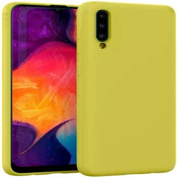 Evelatus Samsung Galaxy A30s/A50/A50s Nano silikónové puzdro Soft Touch TPU žltá