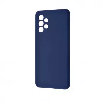 Evelatus Samsung Galaxy A32 nano silikónové puzdro Soft Touch TPU polnočná modrá