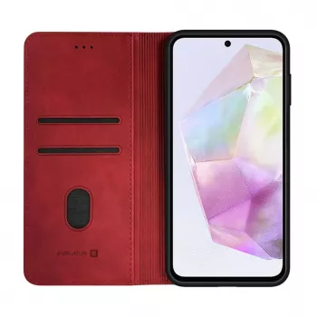 Evelatus Samsung Galaxy A35 knižné puzdro folio červená