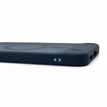 Evelatus Samsung Galaxy A37 / A36 pogumované MagSafe puzdro so stojanom Navy Blue