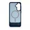 Evelatus Samsung Galaxy A37 / A36 pogumované MagSafe puzdro so stojanom Navy Blue