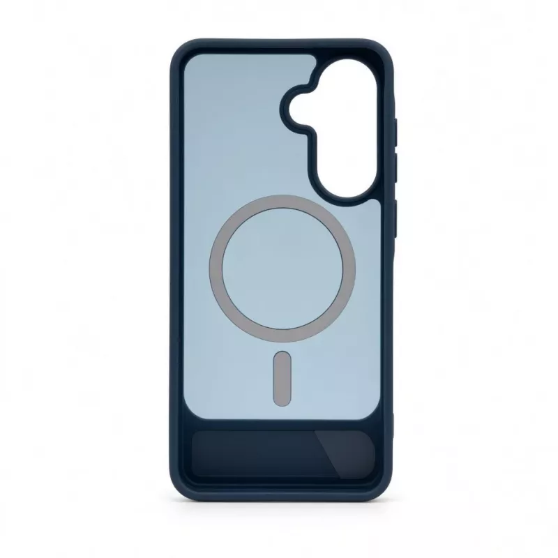 Evelatus Samsung Galaxy A37 / A36 pogumované MagSafe puzdro so stojanom Navy Blue