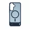 Evelatus Samsung Galaxy A37 / A36 pogumované MagSafe puzdro so stojanom Navy Blue