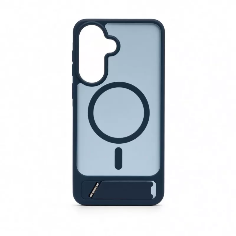 Evelatus Samsung Galaxy A37 / A36 pogumované MagSafe puzdro so stojanom Navy Blue