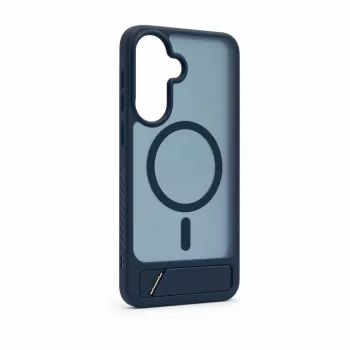 Evelatus Samsung Galaxy A37 / A36 pogumované MagSafe puzdro so stojanom Navy Blue