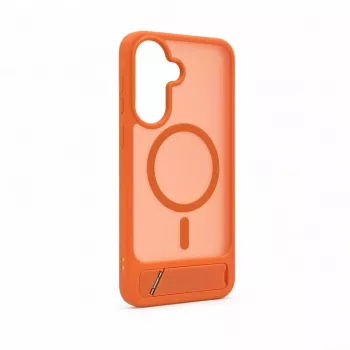 Evelatus Samsung Galaxy A37 / A36 pogumované MagSafe puzdro so stojanom oranžová