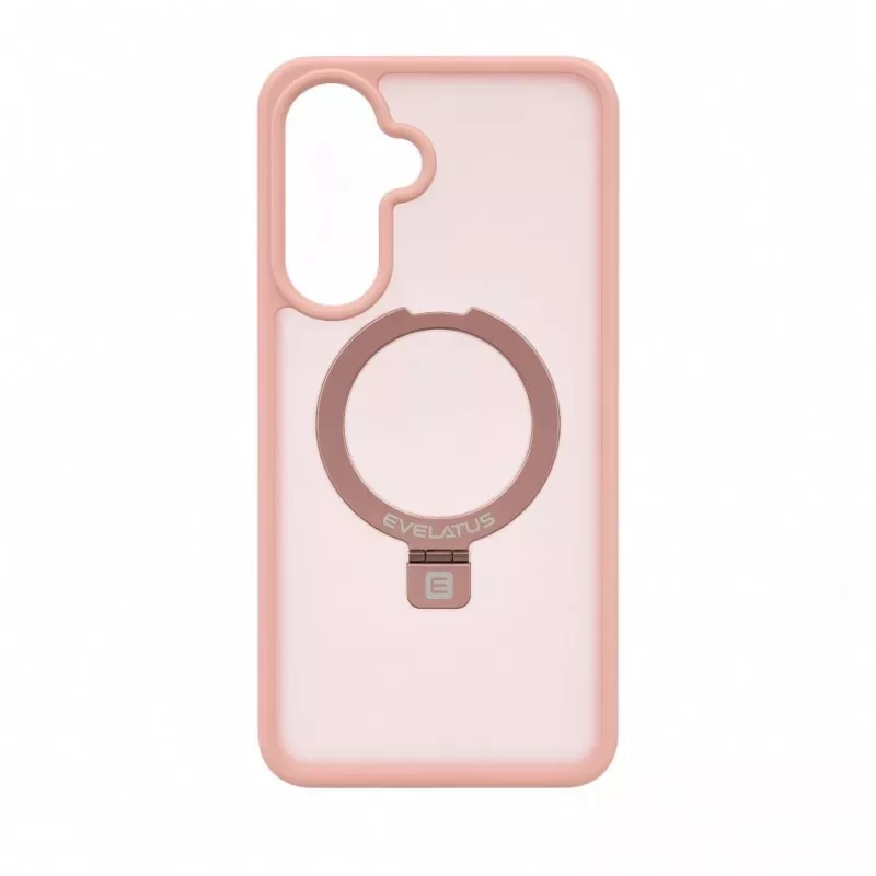 Evelatus Samsung Galaxy A37 / A36 Shield puzdro s MagSafe & stojanom, matné, svetloružové