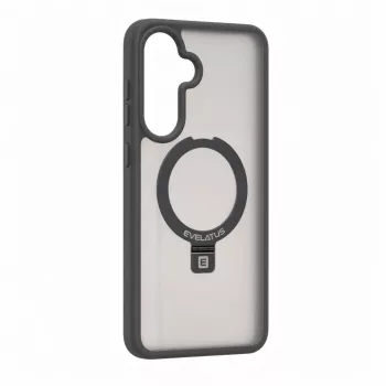 Evelatus Samsung Galaxy A37 / A36 Shield puzdro s MagSafe a stojanom, matná dymová sivá