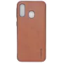 Evelatus Samsung Galaxy A40 Kuton Brown kožené puzdro na zadnú stranu