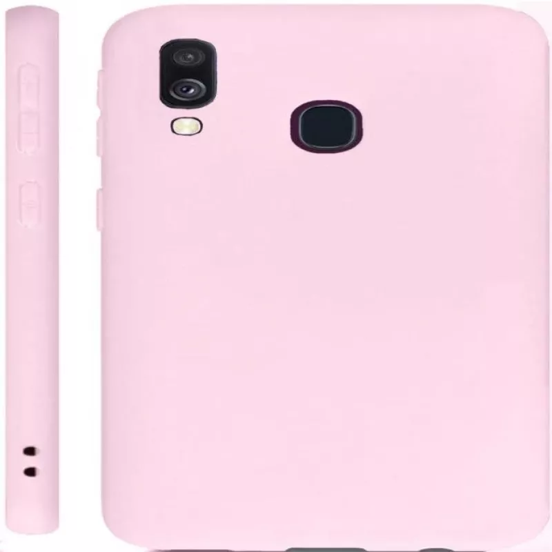 Evelatus Samsung Galaxy A40 Nano silikónové puzdro Soft Touch TPU béžové