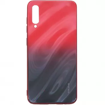 Evelatus Samsung Galaxy A50 Water Ripple Full Color Electroplating tvrdené sklo gradient červeno-čierne
