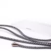 Evelatus Samsung Galaxy A50s zadné krytie s pútkom priehľadné s čiernymi pruhmi