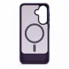 Evelatus Samsung Galaxy A57 pogumované MagSafe puzdro so stojanom fialová