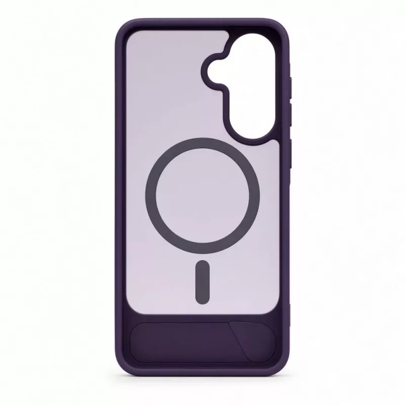Evelatus Samsung Galaxy A57 pogumované MagSafe puzdro so stojanom fialová