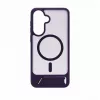 Evelatus Samsung Galaxy A57 pogumované MagSafe puzdro so stojanom fialová