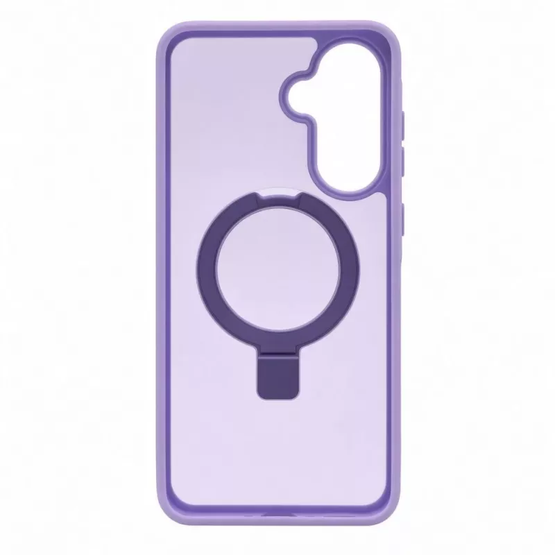 Evelatus Samsung Galaxy A57 Shield puzdro s MagSafe a stojanom, matný prstenec, levanduľová fialová