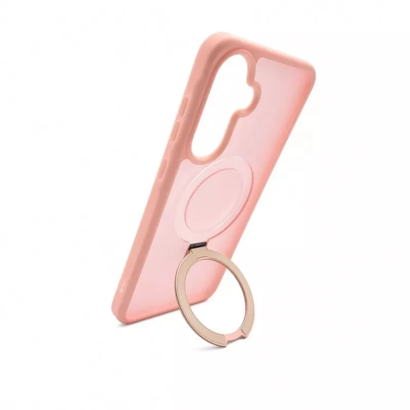 Evelatus Samsung Galaxy A57 Shield puzdro s MagSafe a stojanom matný prstenec svetloružová