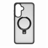 Evelatus Samsung Galaxy A57 Shield puzdro s MagSafe a stojanom, matný prstenec, dymovo sivá