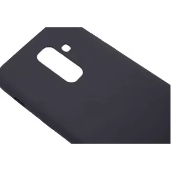 Evelatus Samsung Galaxy A6 Plus 2018 nano silikónové puzdro Soft Touch TPU čierne